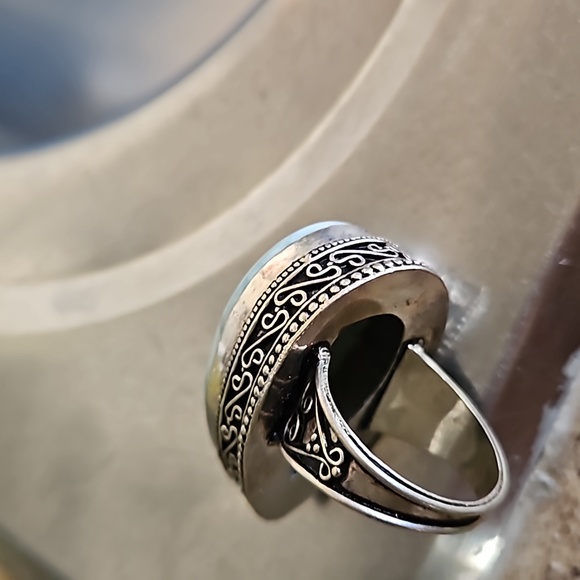 Carribian Larimar 925 Ring - Picture 2 of 4